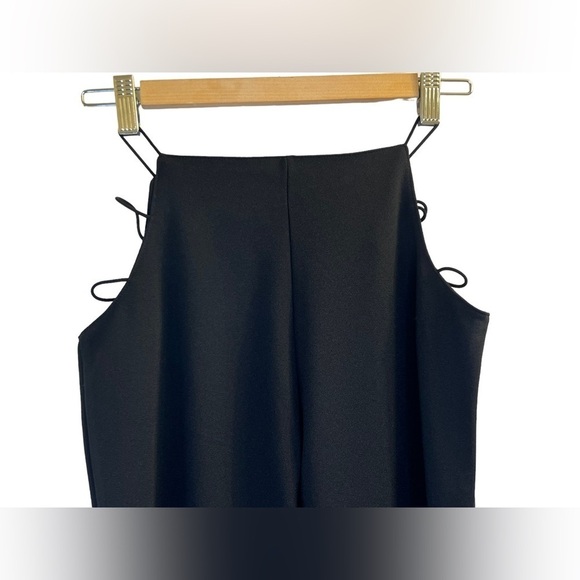 SHEIN Dress Pants Black Spaghetti Straps Bellbottoms Size S - Picture 4 of 8